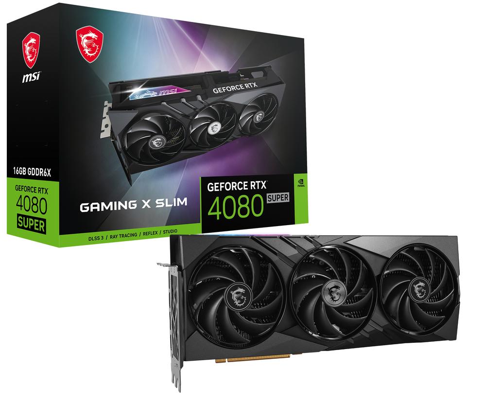 Tarjeta grafica msi geforce rtx 4080 super 16gb gaming x slim