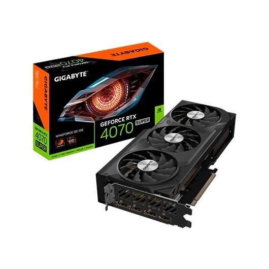 Tarjeta grafica gigabyte rtx 4070 super windforce oc 12g