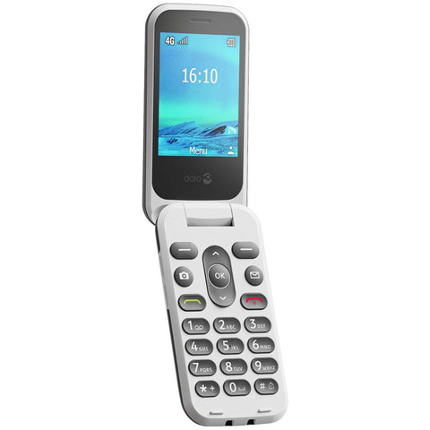 Telefono movil doro 2880 4g blanco y negro