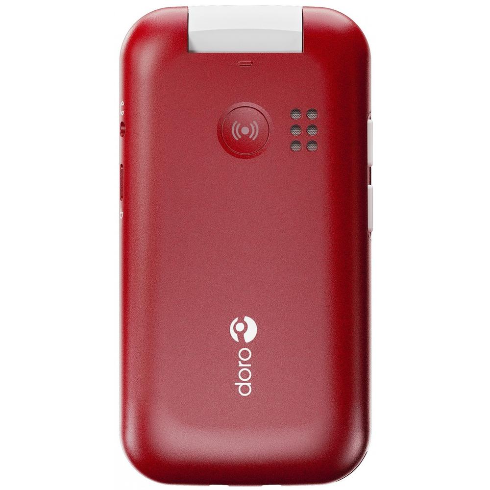 Telefono movil doro 2880 4g blanco y rojo