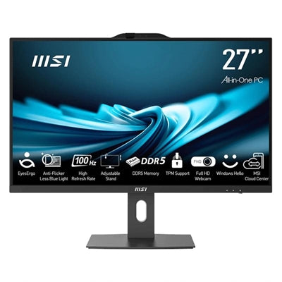 Ordenador all in one aio msi ap272p - 483es i5 - 14400 8gb 512gb w11h 27pulgadas negro