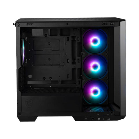 Caja ordenador gaming msi mag pano m100r pz atx rgb cristal templado black