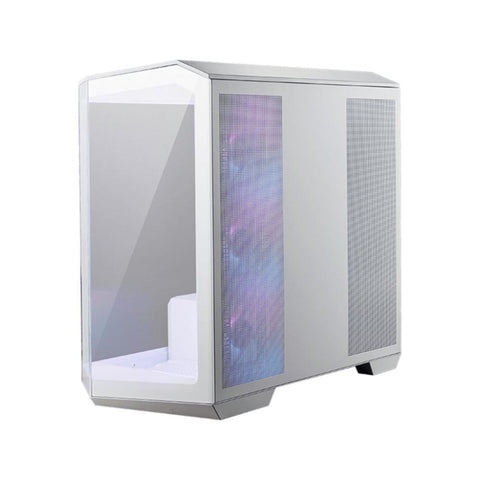 Caja ordenador gaming msi mag pano m100r pz m - atx rgb cristal templado white