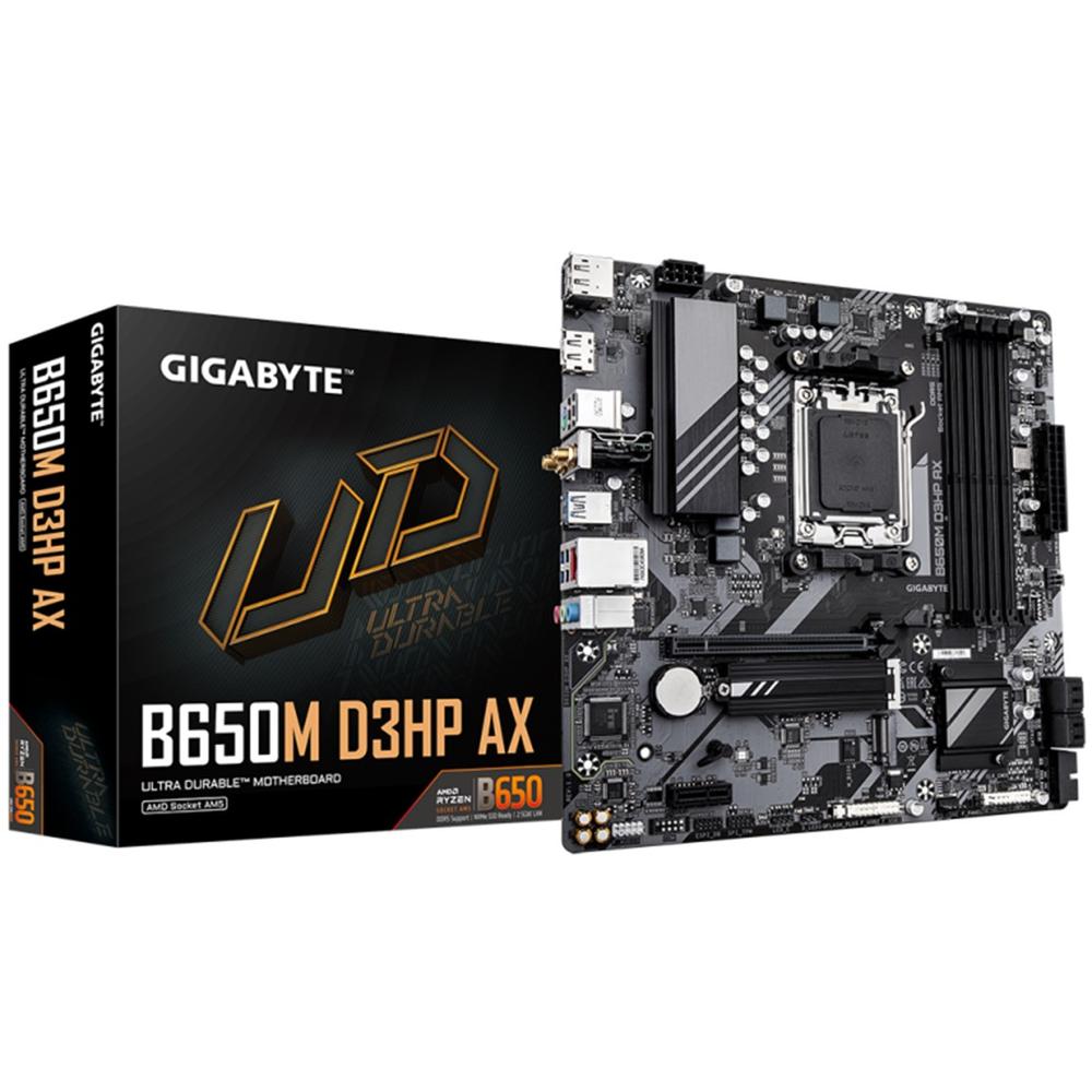 Placa base gigabyte b650m d3hp ax am5 matx 4xddr5