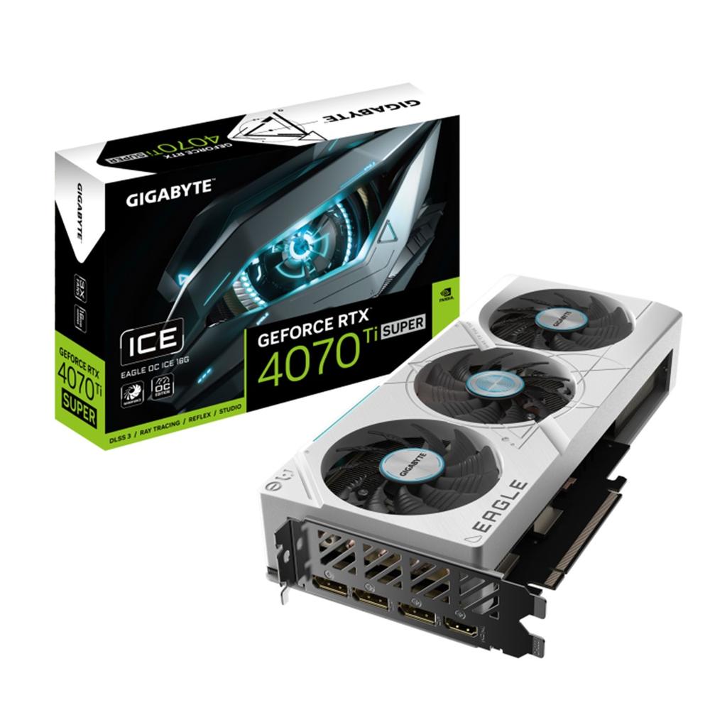 Tarjeta grafica gigabyte nvidia rtx 4070 ti super eagle oc ice 16gb gddr6x