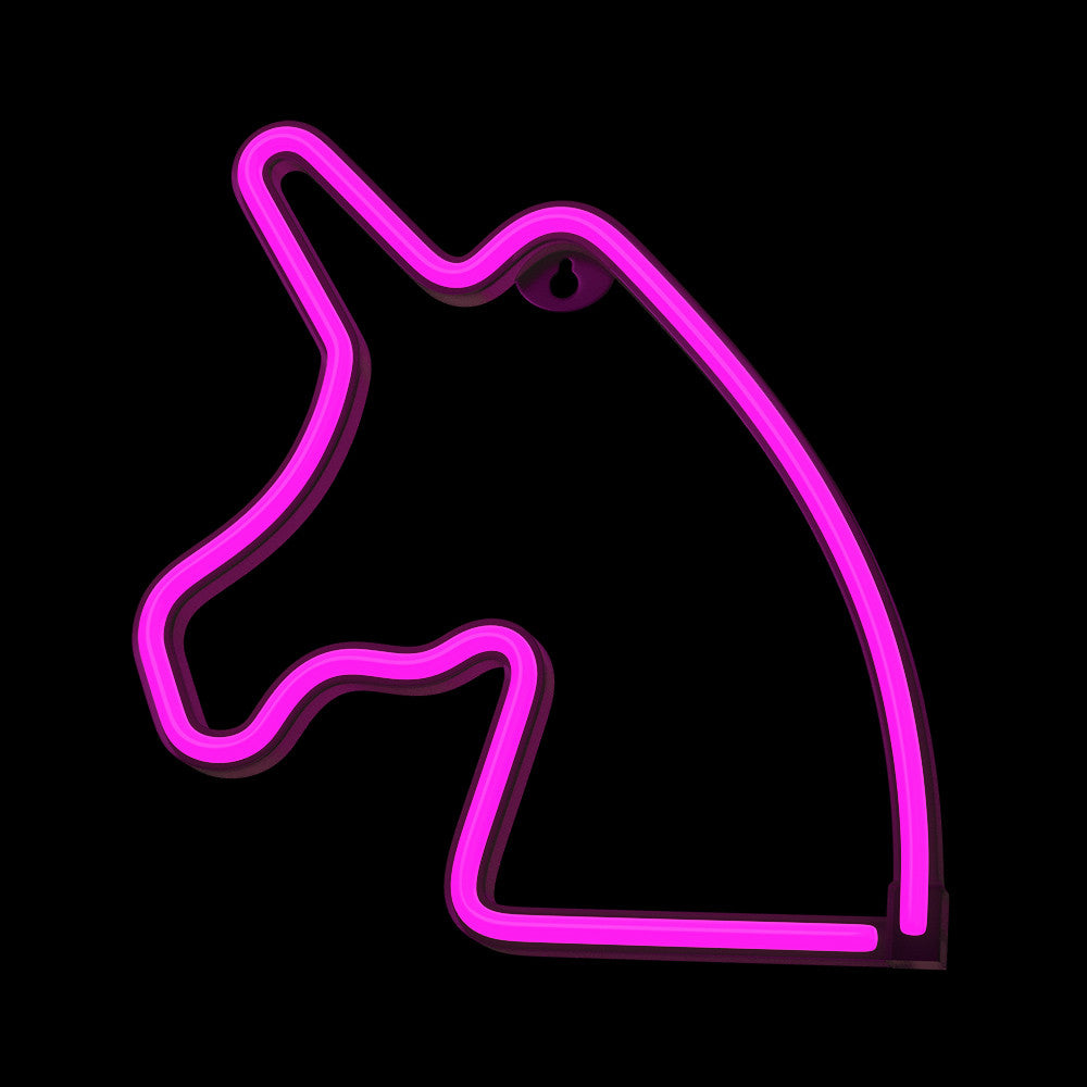 Lampara forever neon led unicorn pink