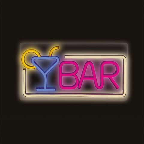 Lampara forever neon plexi led bar multicolor