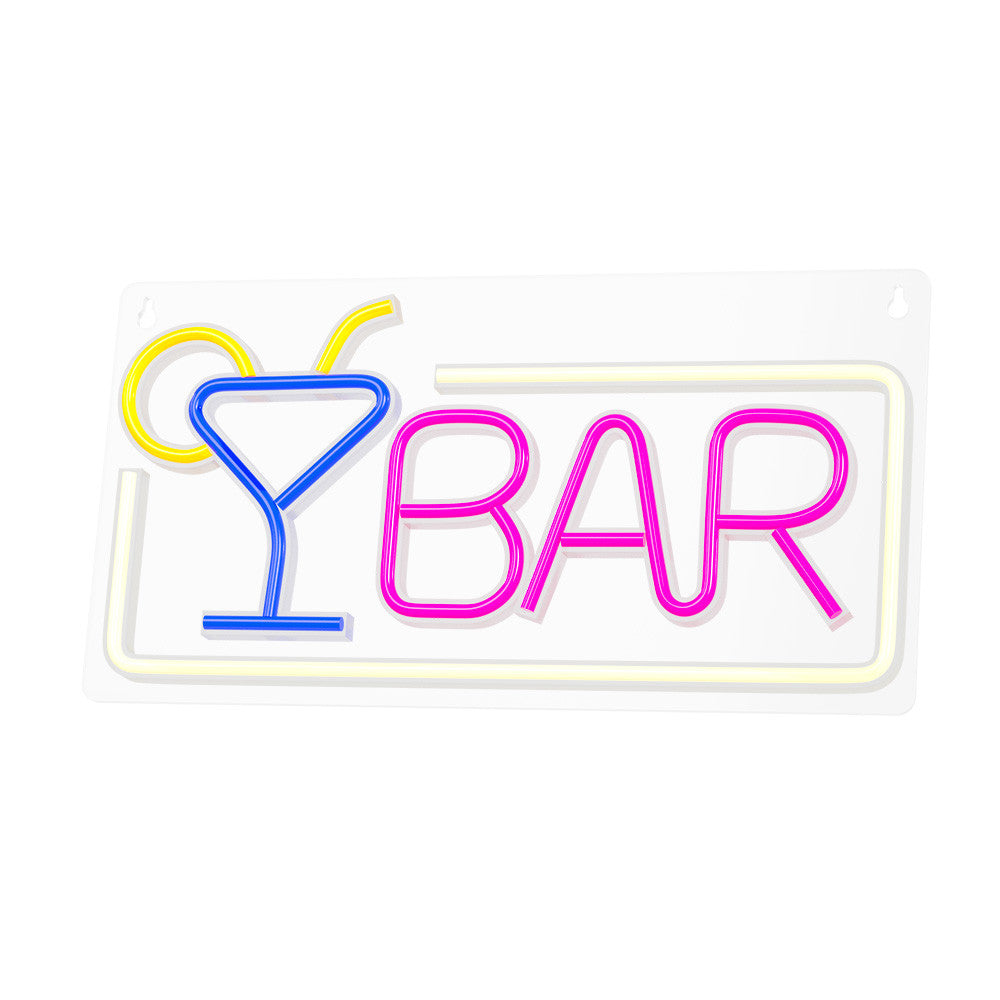 Lampara forever neon plexi led bar multicolor