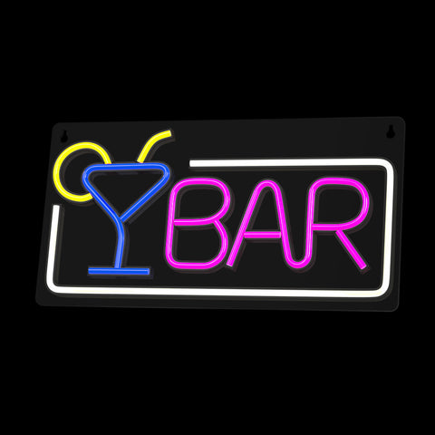 Lampara forever neon plexi led bar multicolor