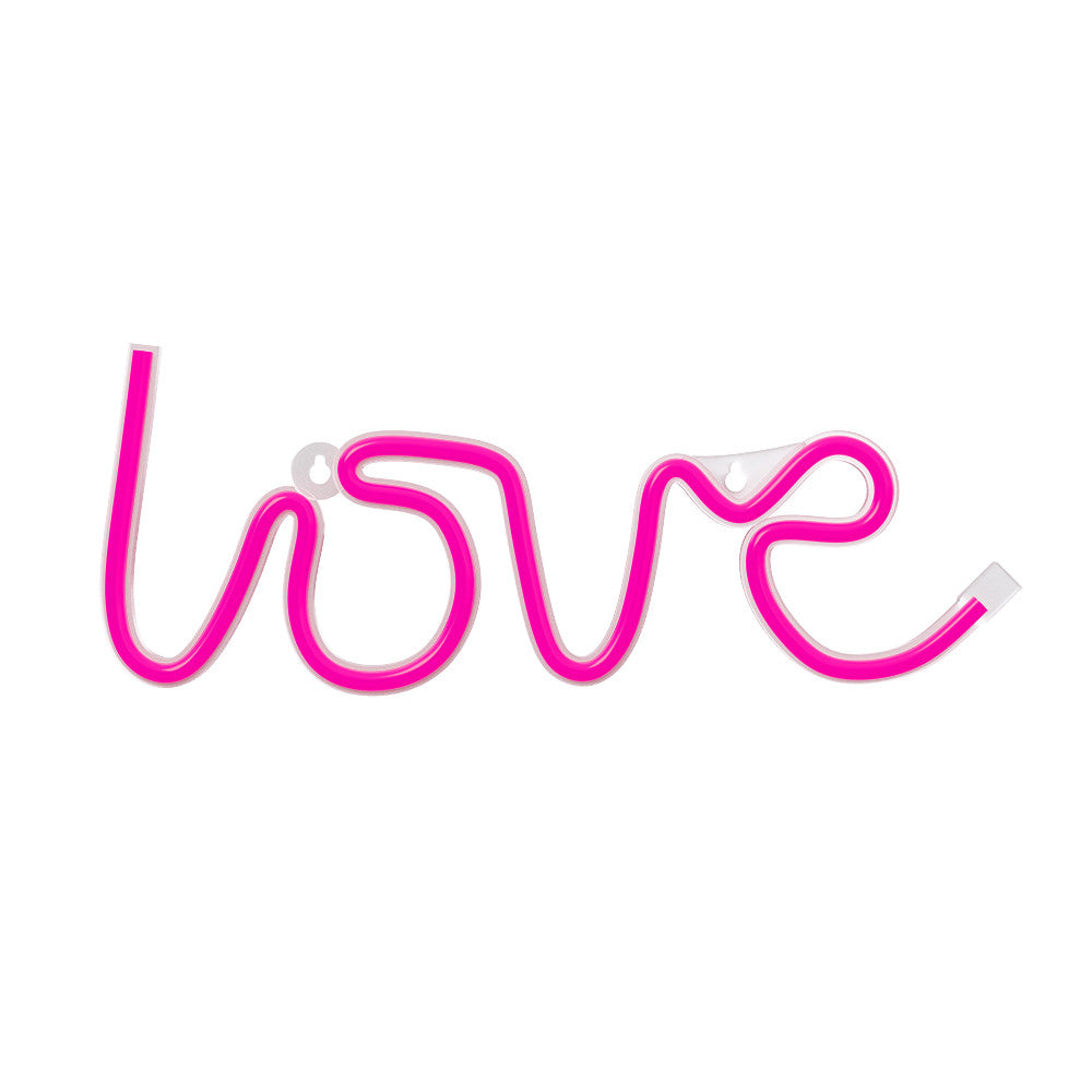 Lampara forever neon led love pink