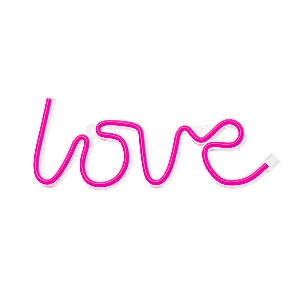 Lampara forever neon led love pink