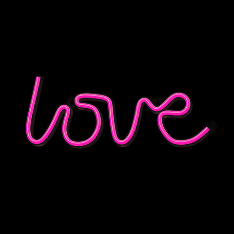 Lampara forever neon led love pink