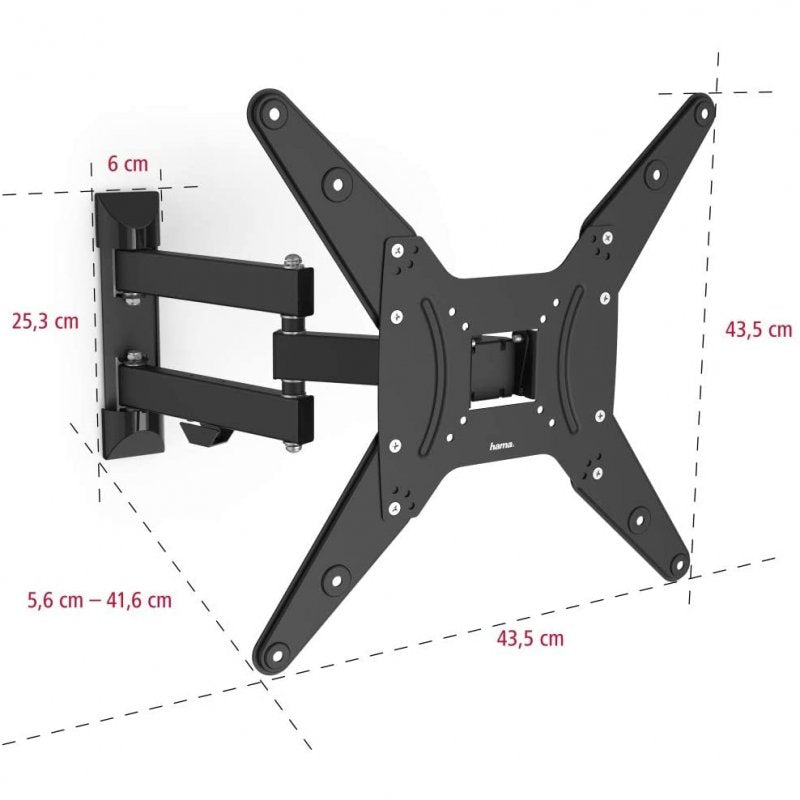 Soporte pared hama vesa hasta 65pulgadas 400 x 400 25kg