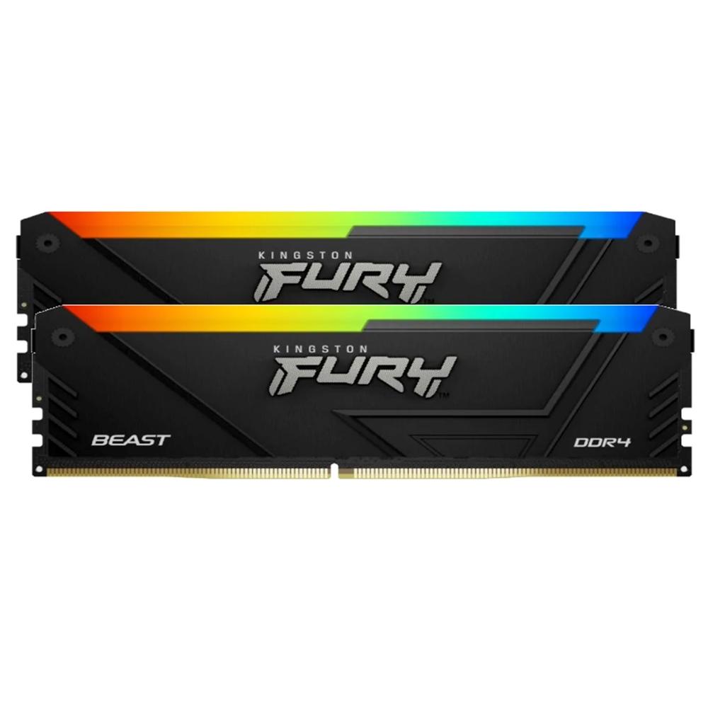 Memoria ram 3200mhz kingston fury beast ddr4 2x8gb 16gb cl16