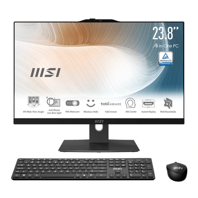 Ordenador all in one aio msi am242tp - 822es i5 - 1235u 16gb 512gb w11p 24pulgadas tactil