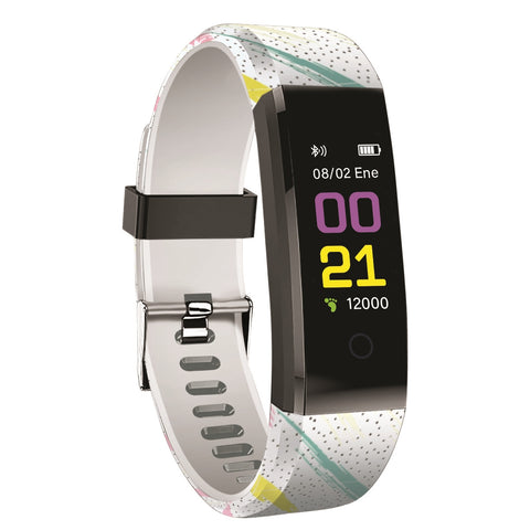 Pulsera smartband muvit io health pop spots multicolor