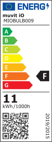 Bombilla muvit io a70 e27 10w rgb
