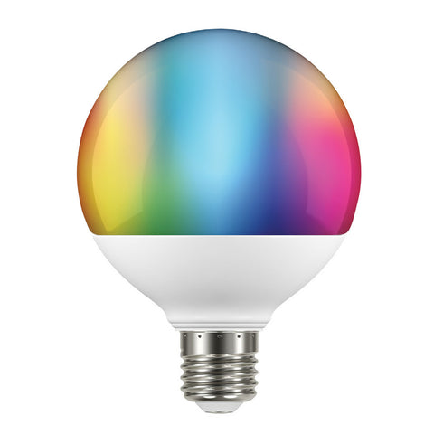 Bombilla muvit io globo e27 10w rgb