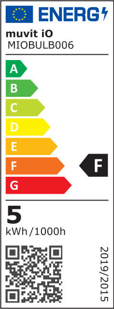 Bombilla muvit io globo e14 5w rgb