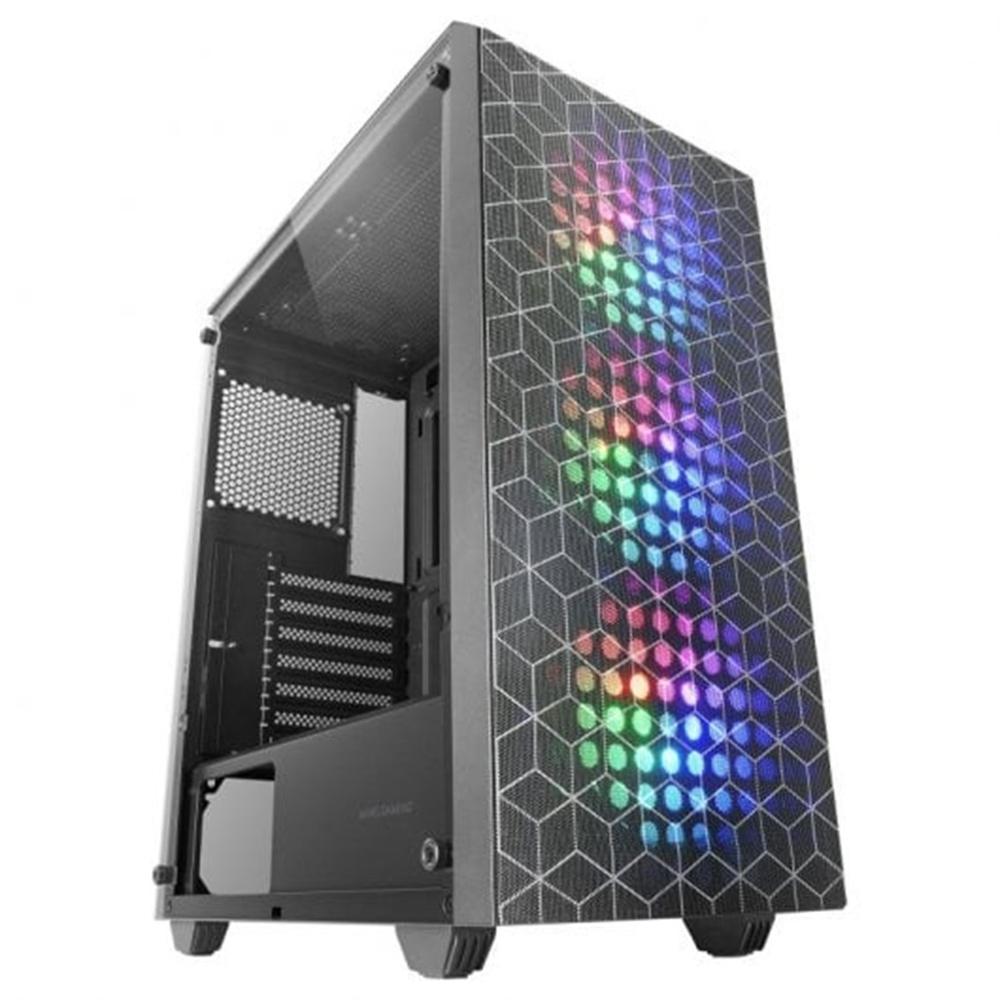 Caja ordenador mars gaming mc - mag atx frgb cristal templado negro