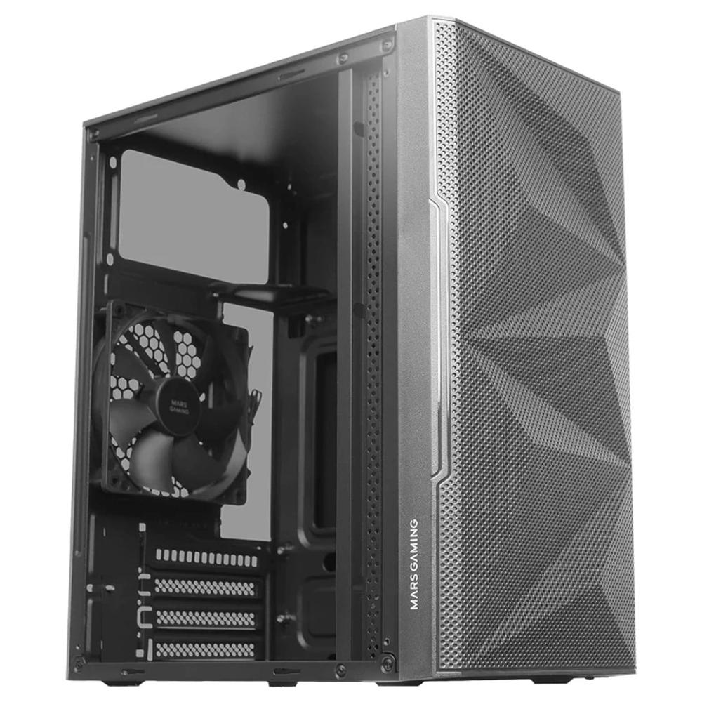 Caja ordenador mars gaming mc1500 m - atx cristal templado negro