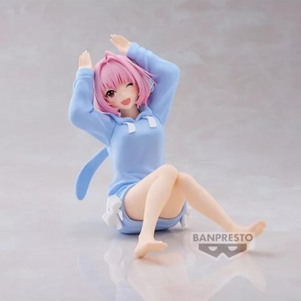 Figura banpresto the idolmaster cinderella girls relax time riamu yumeni 10cm