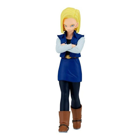 Figura banpresto dragon ball z solid edge works android 18 17cm