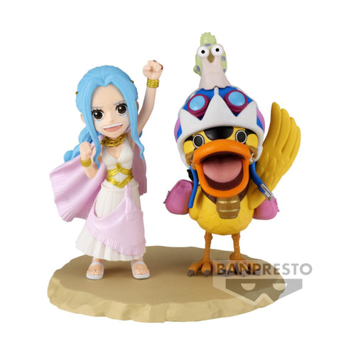 Figura banpresto: one piece log stories vivi y karoo