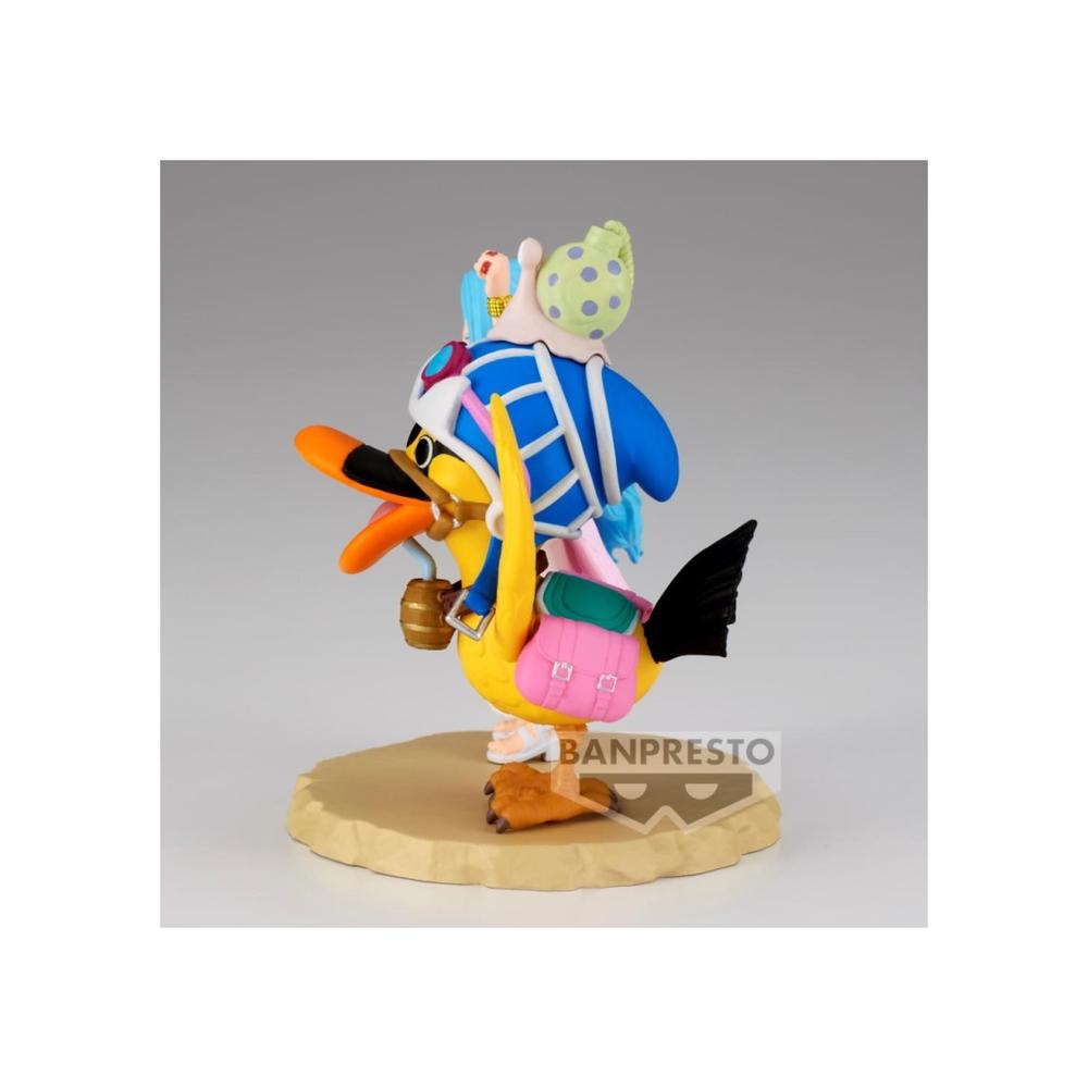 Figura banpresto: one piece log stories vivi y karoo