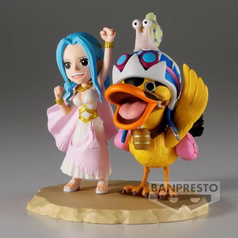 Figura banpresto: one piece log stories vivi y karoo