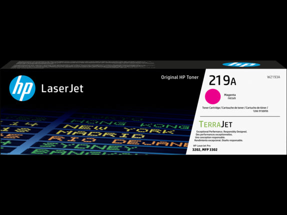 Toner hp 219a magenta original laserjet