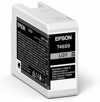 Cartucho tinta epson singlepack light gris t46s9 ultrachrome pro 10 ink 25ml sc - p700