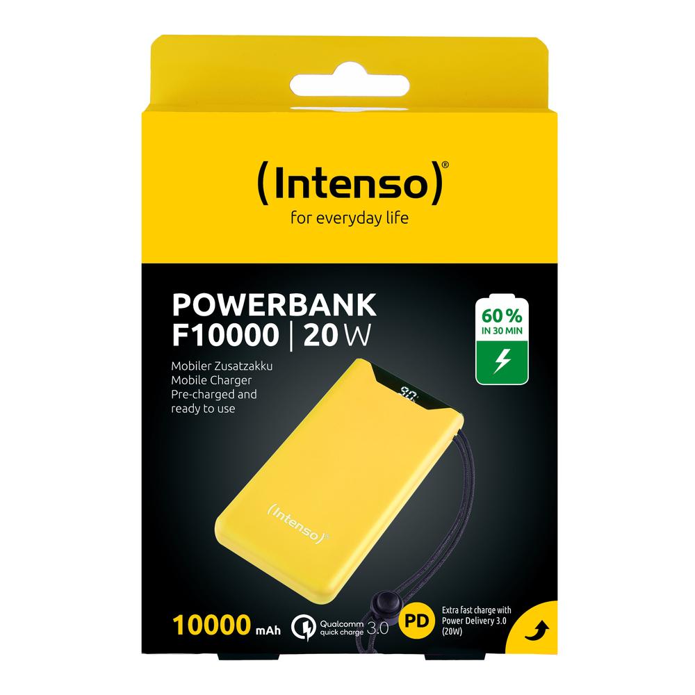 Powerbank intenso f10000 amarillo 10000 mah