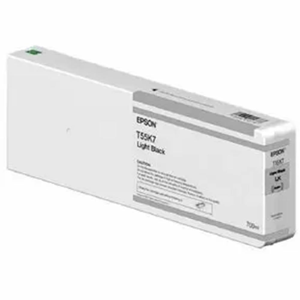 Cartucho tinta epson t55k700 ultrachrome hdx - hd light black 700ml