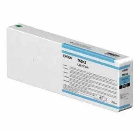 Cartucho tinta epson t55k500 ultrachrome hdx - hd light cyan 700ml