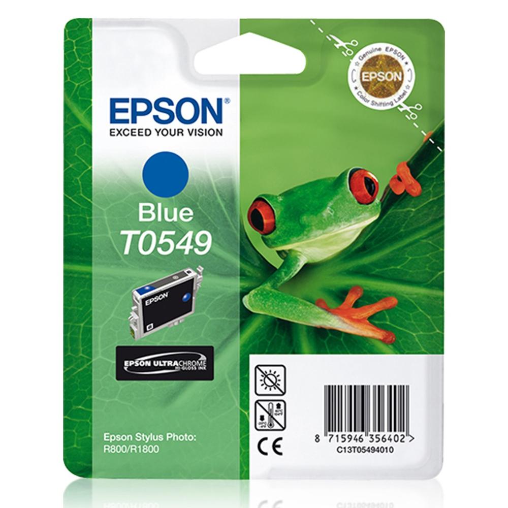 Cartucho tinta epson stylus photo r - 800 - 1800 azul