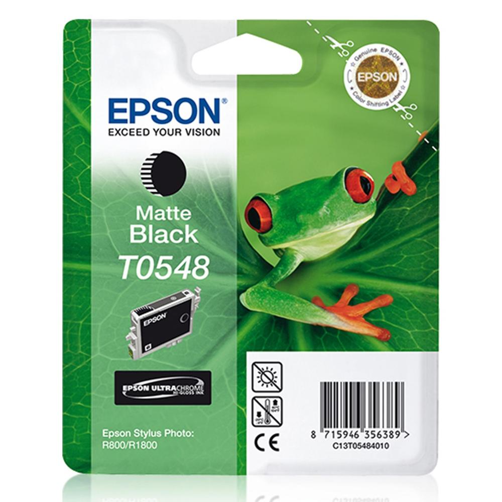 Cartucho tinta epson stylus photo r - 800 - 1800 negro mate