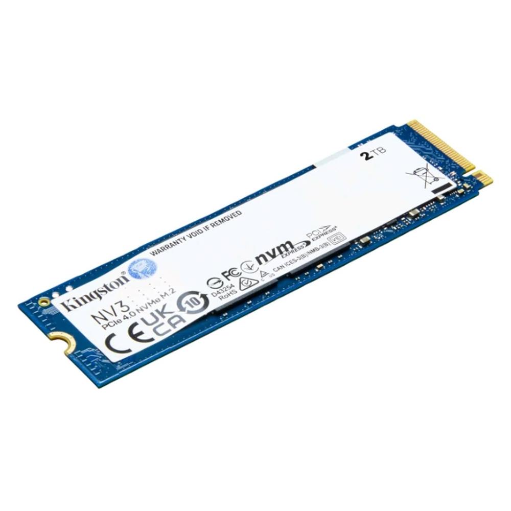 Disco duro interno ssd kingston nv3 2tb m.2 nvme pcie 4.0