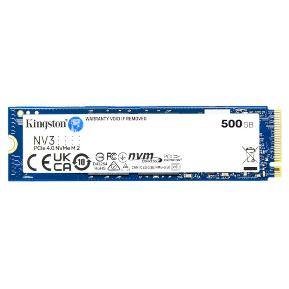 Disco duro interno ssd kingston nv3 500gb m.2 nvme pcie 4.0