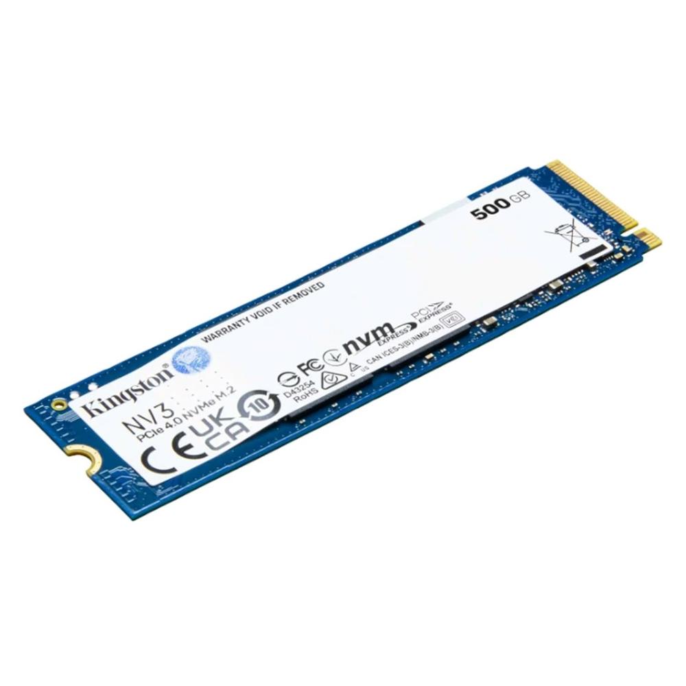 Disco duro interno ssd kingston nv3 500gb m.2 nvme pcie 4.0