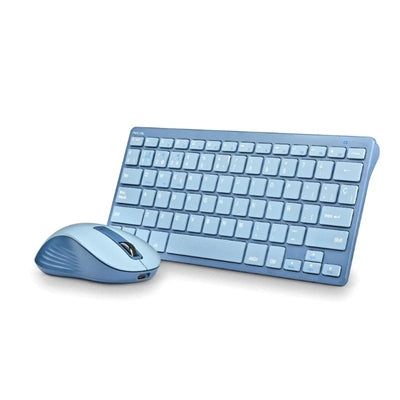 Kit teclado + mouse raton ngs fantasy kit azul wireless inalambrico