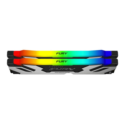 Memoria ddr5 32gb 2x16gb kingston - 6400 mhz - pc5 - 51200 - fury renegade rgb - cl32 - 1.1v