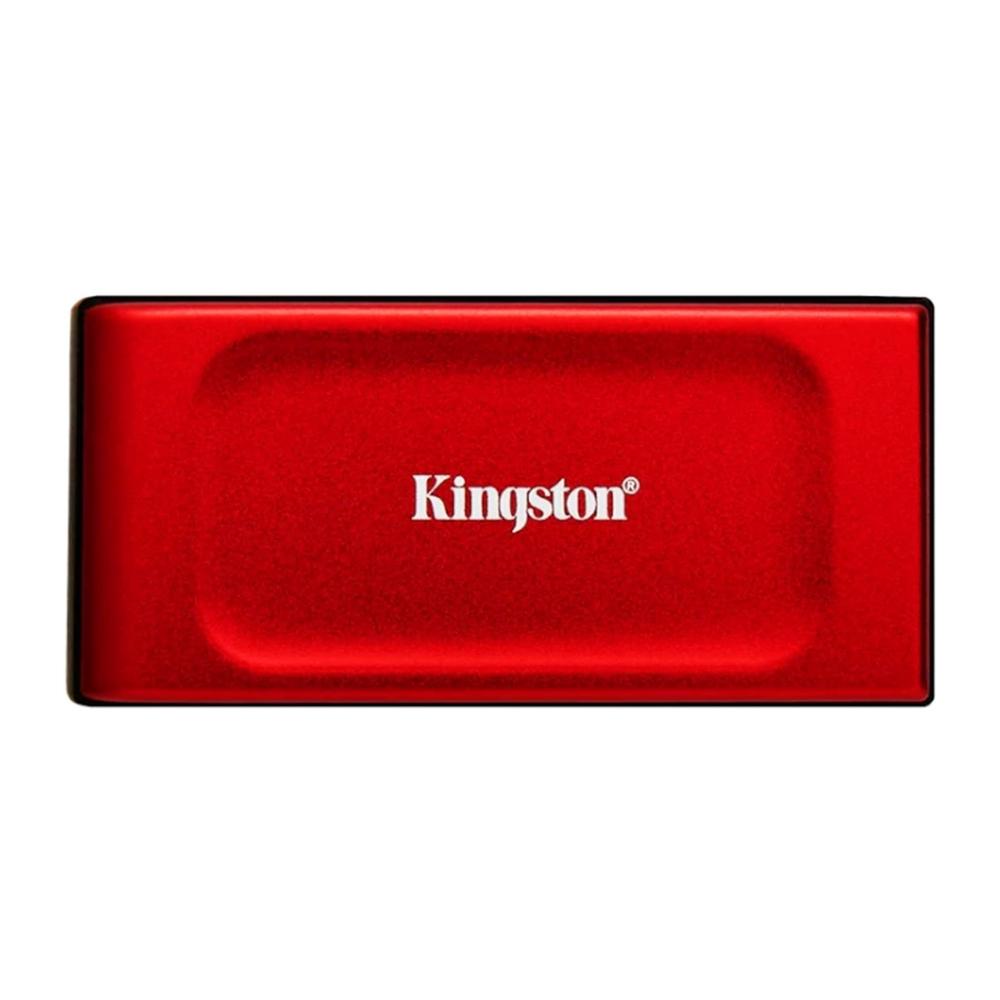 Disco duro externo solido ssd kingston xs1000 portable 2tb usb tipo c rojo