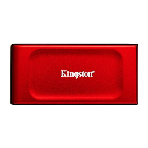 Disco duro externo solido ssd kingston xs1000 portable 2tb usb tipo c rojo