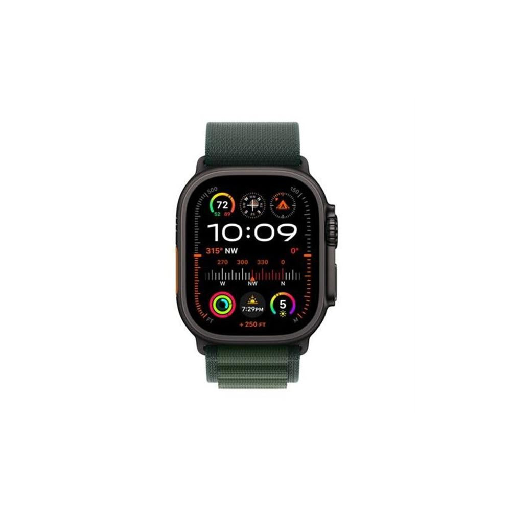 Smartwatch apple watch ultra 2 gps + cell 49mm black titanium case dark green alpine loop medium