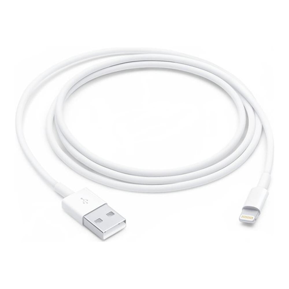 Cable lightning a usb tipo a apple 1m -  macho - macho -  blanco