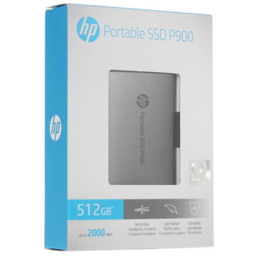 Disco duro externo ssd hp p900 512gb usb tipo c gris