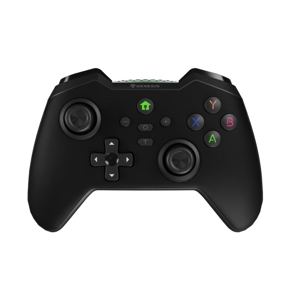 Gamepad genesis mangan 400 inalambrico para pc - switch - mobile negro