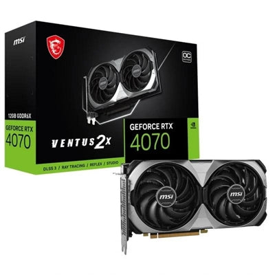 Tarjeta grafica msi rtx 4070 ventus 2x 12gb gddr6x