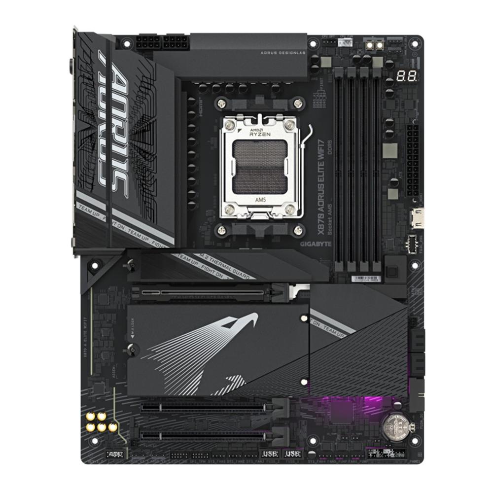 Placa base gigabyte x870 aorus elite wifi7 am5 atx -  4x ddr5